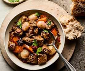 Pittige Goulash met Donker Bier