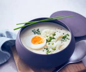 Kokos-Blumenkohl-Suppe