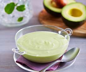 Crema fría de aguacate