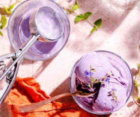 Glace à la violette