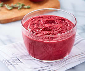 Puré de betabel