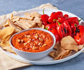 Roasted Red Pepper and Walnut Dip (Muhammara)