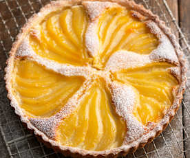 Frangipane met peer