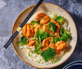 Spicy Szechuan Shrimp and Broccoli