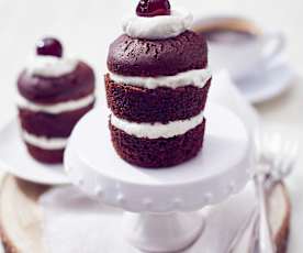 Schwarzwälder-Kirsch-Törtchen