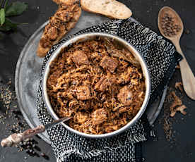 Estofado polaco de cerdo Podhale (Bigos)