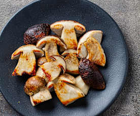 Sous-vide Porcini Mushrooms with Truffle and Parmesan