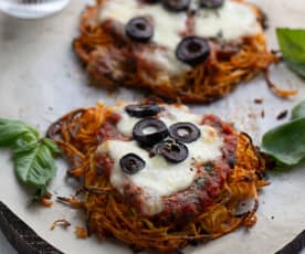 Caprese Style Baked Spiralized Vegetables