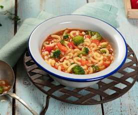 Schnelle Minestrone