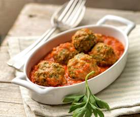 Boulettes de viande hachée à la sauce tomate