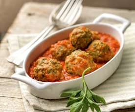 Albóndigas con salsa de tomate