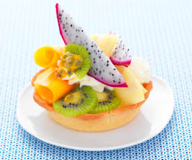Tartelettes aux fruits exotiques