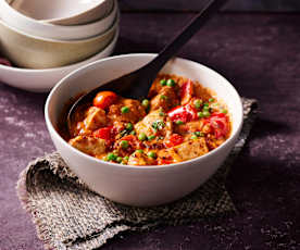 Cremiges Hähnchen-Gin-Ragout