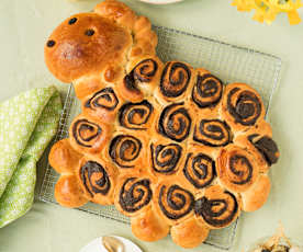 Velikonoční ovečka s mákem a povidly