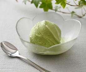 Helado de matcha