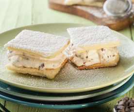 Mattonelle con crema di ricotta