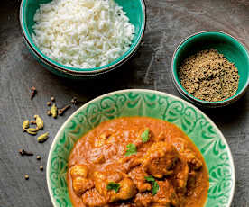 Poulet au garam masala