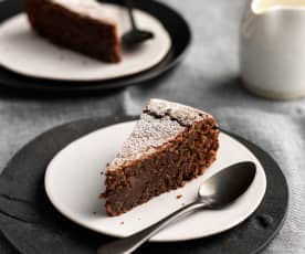 Lisztmentes csokis-diós torta (gluténmentes)