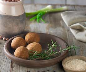 Polpette di fagioli e rosmarino