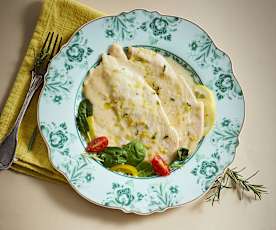 Scaloppine di pollo al limone