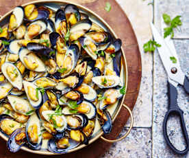 Moules à la bretonne