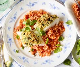 Schlemmerfilet mit Tomatenreis