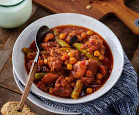 Orientalischer Lammeintopf mit Trockenobst