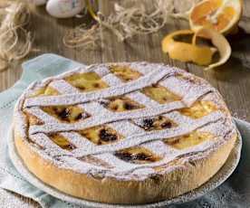 Pastiera fiori d'arancio