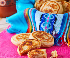 Gorditas de nata callejeras