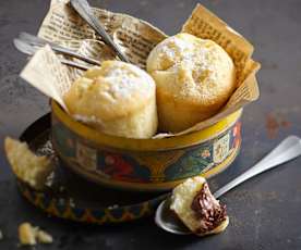 Fondant mousseux à la pâte à tartiner chocolat-noisette