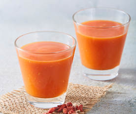 Licuado de papaya, mango y goji berries