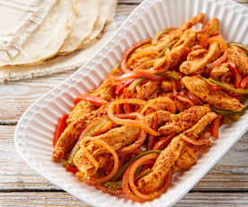 Fajitas de pollo