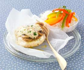 Papillotes de poisson au mascarpone