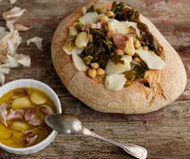 Bacalhau da ceia no pão