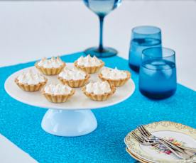 Lime meringue tartlets