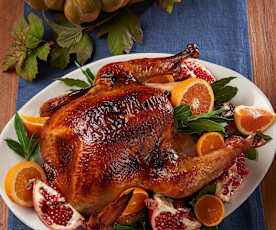 Bourbon Butter Basted Roast Turkey