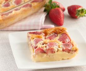 Pastel francés con fresas (millasson)