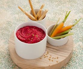 Hummus von Rote Bete