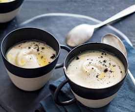 Velouté de panais et cerfeuil tubéreux