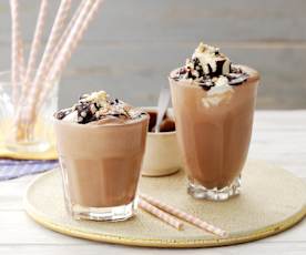 Batido de crema de cacao y avellanas