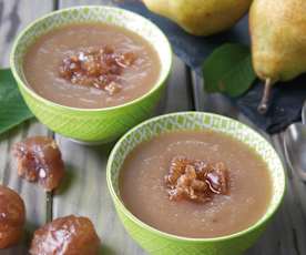 Purea di pere e marroni al Rum