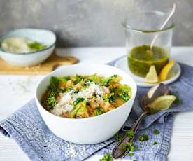 Ribollita mit Petersilien-Zitronen-Öl