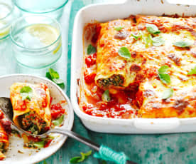 Mushroom and Ricotta Cannelloni (Diabetes)