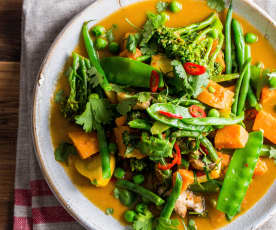 Curry con verduras