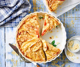 Zitronen-Apfel-Tarte