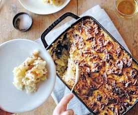 Gratin au lard