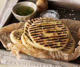 Kruidenboter flatbreads