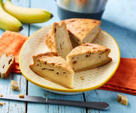 Gâteau cubain au rhum et à la banane