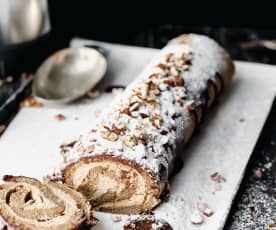 Rotolo al caffe e nocciola