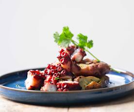 Πορτογαλικό χταπόδι με πατάτες